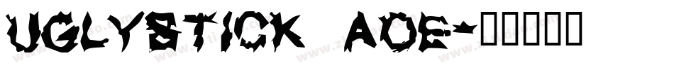 UglyStick AOE字体转换